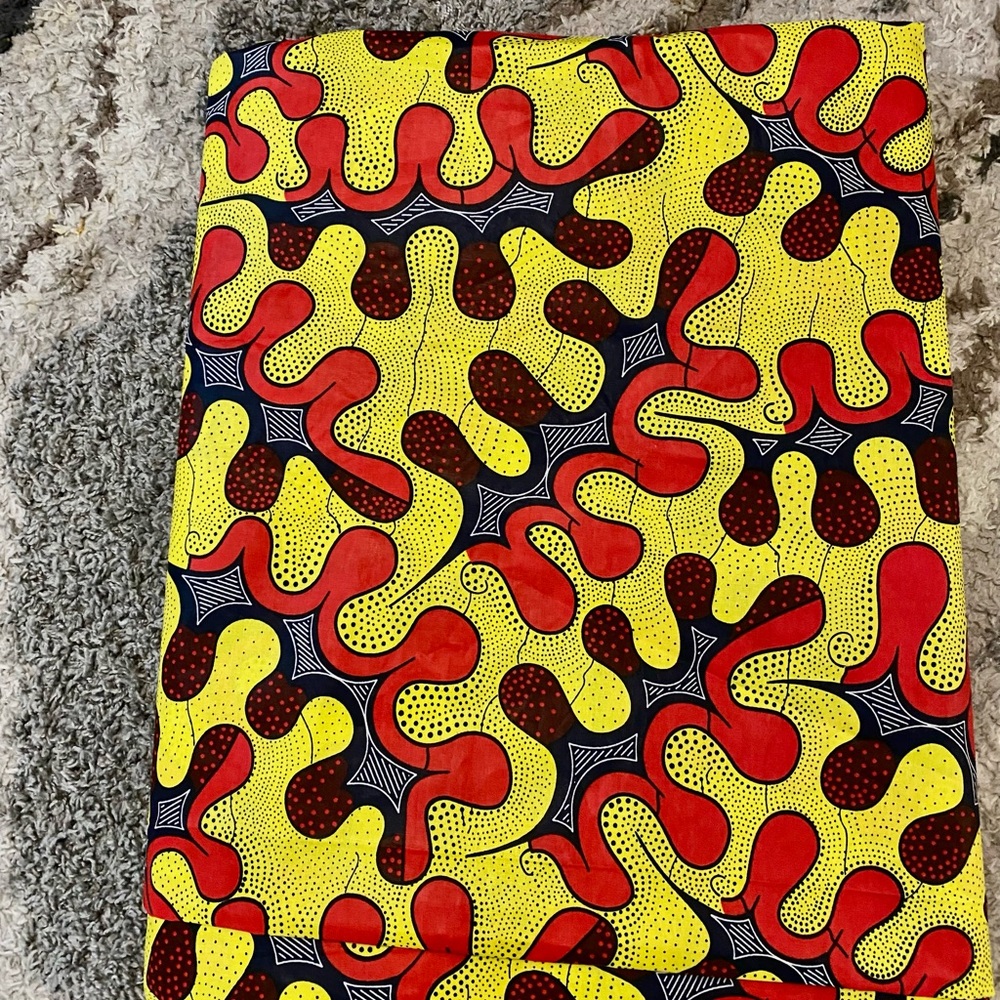 Vibrant African Print Fabric